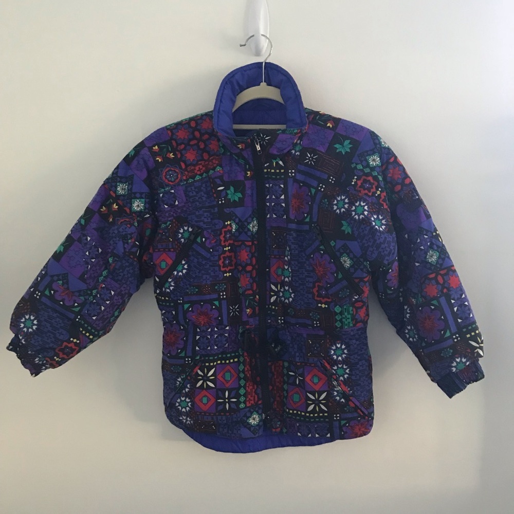 Edelweiss Printed floral Kids Ski Jacket